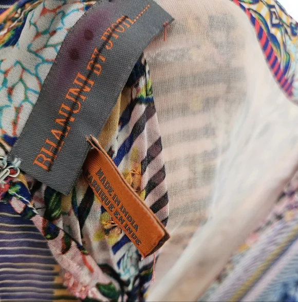 Bhanuni By Jyoti Anastasia Bohemian Floral Maxi Dress - Anthropologie - Picture 6 of 6